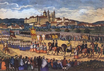 Heilig-Blut-Prozession in Altdorf-Weingarten, nach 1865